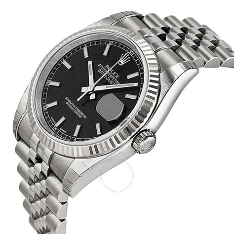 rolex oyster perpetual datejust 36 black dial|Rolex Oyster Perpetual 36mm review.